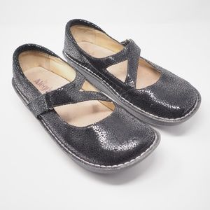 Alegria Dayna Black Dottie Mary Jane, Size 42